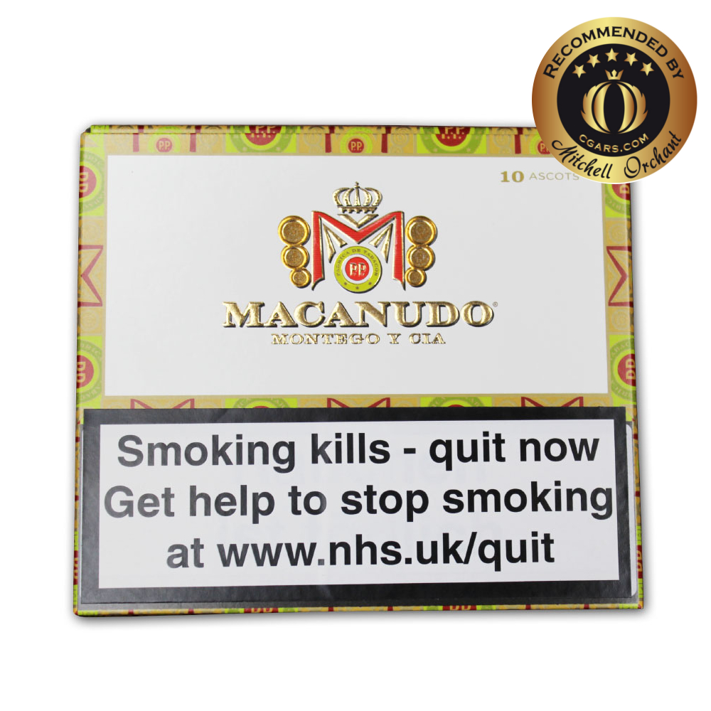 Macanudo Ascots Cigar - Pack of 10
